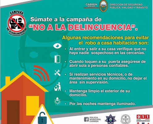 No a la delincuencia